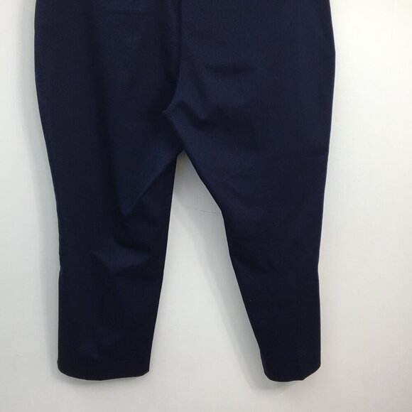 New York & Co 7th Avenue Design Studios Signature Fit Crop Navy Dress pant Sz 18 - Picture 4 of 7